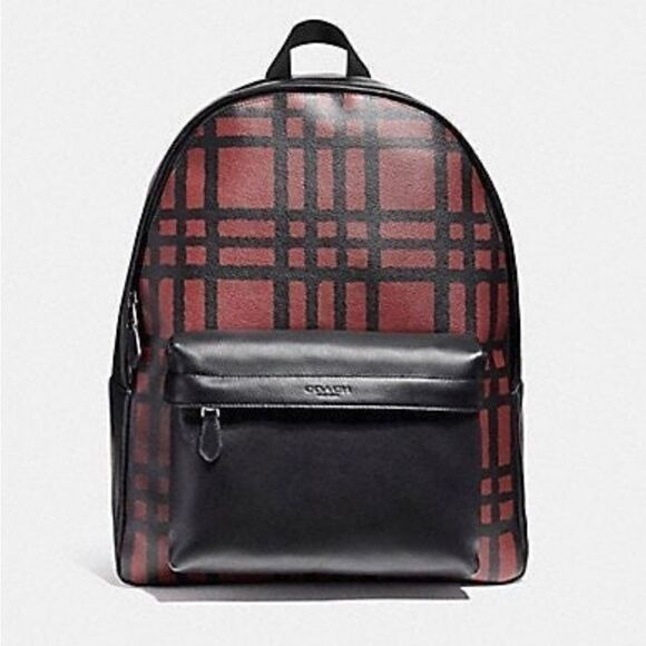 🔥🎁NWT! | Coach Charles Men's Backpack/School Backpack Black Large Msrp:$550.00 - Picture 1 of 8